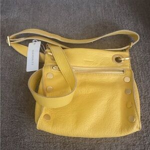Hammitt Lemon Crossbody Bag with Gold Details